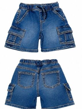 Cat & Jack Indigo Denim Cargo Shorts